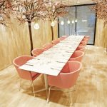 Hotellissa on kauniita kokoustiloja