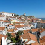 Alfaman kaupunginosa kuvattuna Miradouro das Portas do Sol-näköalapaikalta