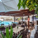 Toinen hotellin allasalueista