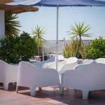 Toinen hotellin allasalueista