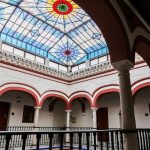 Hotellissa on kaunis andalusialainen sisäpiha