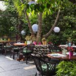 Hotellin ulkoilma-alueita