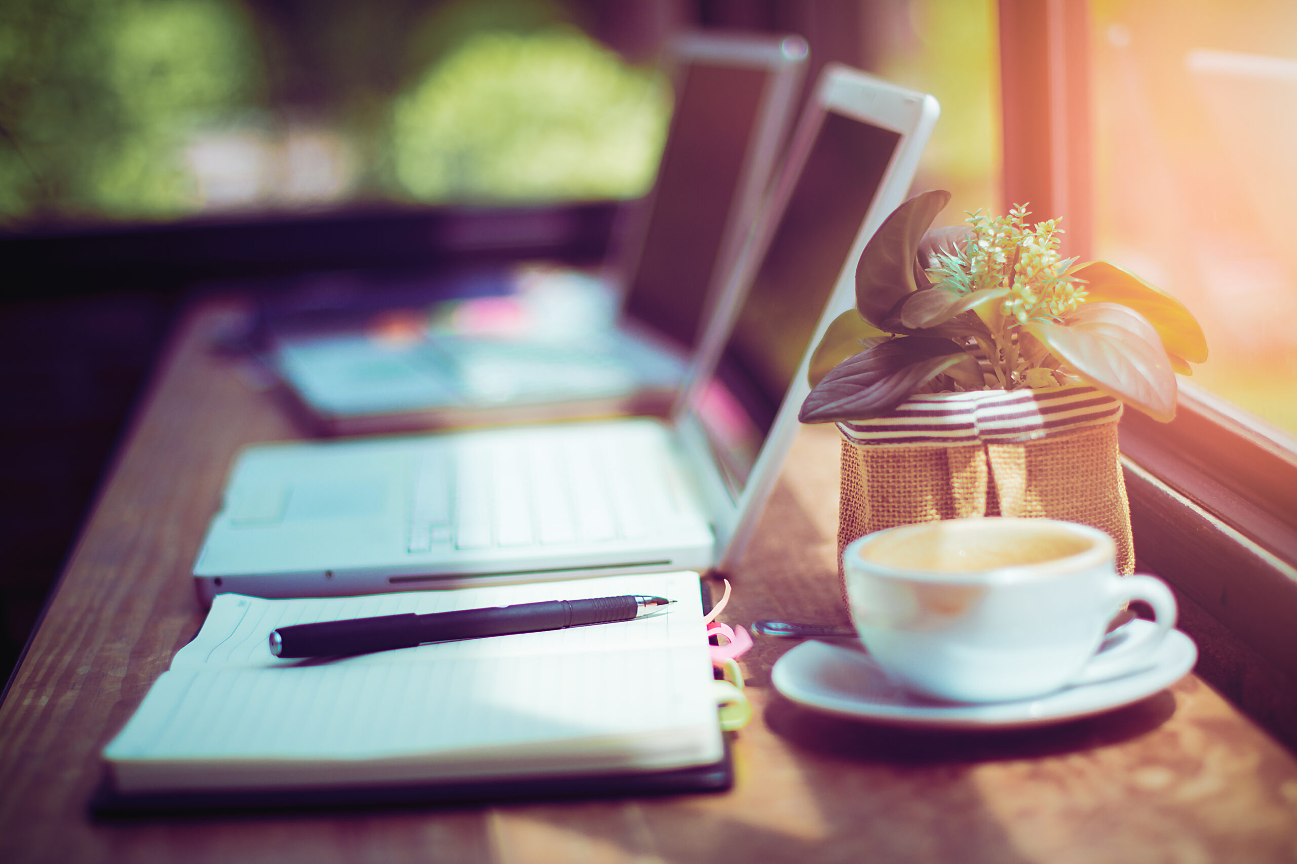 Kahvila työskentely