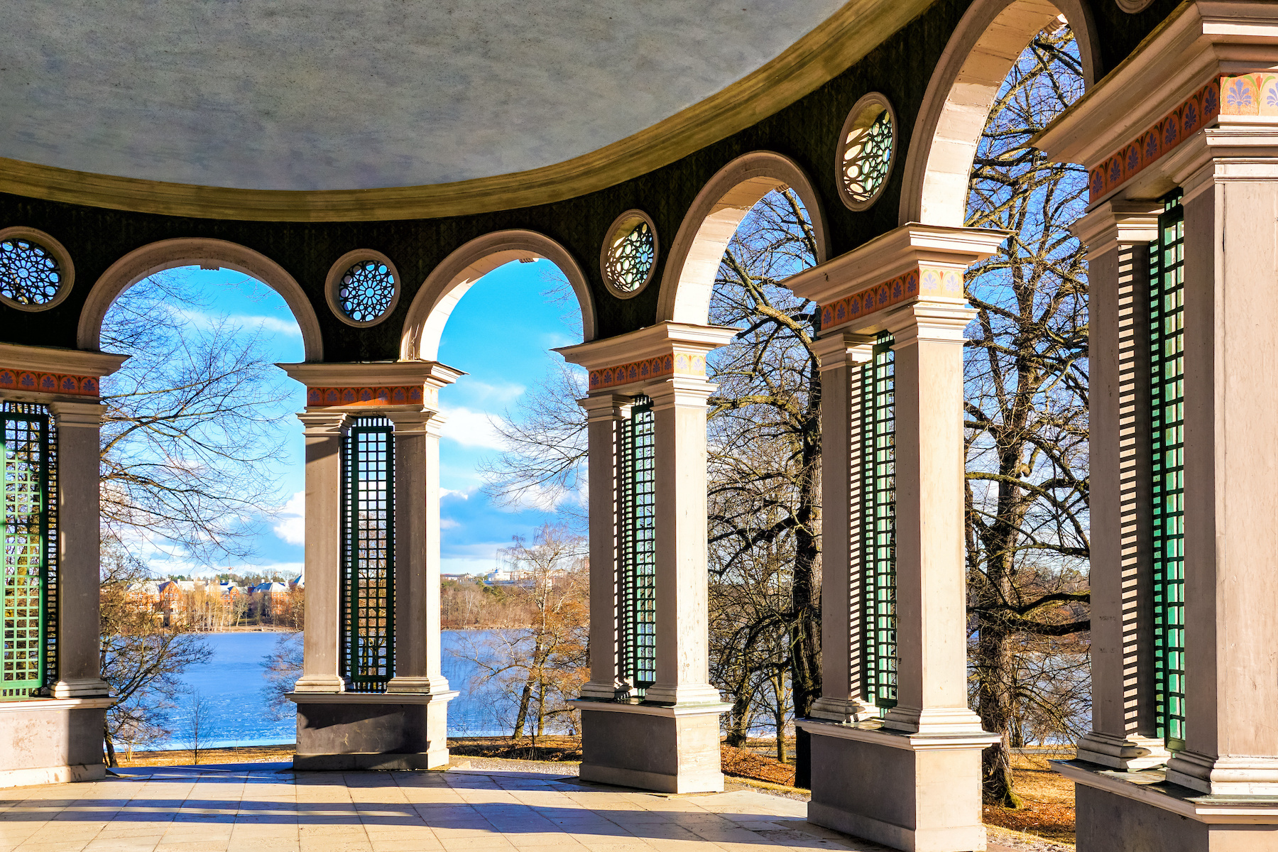 Echo-temppeli Hagan puistossa