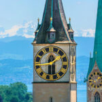 Kirkot Saint Peter ja Fraumünster, Zurich, Sveitsi