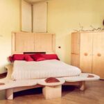 Kuva juniorsviitin sängystä