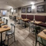 Kuva hotellin ruokailutilasta