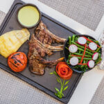 Hotellin ravintolan herkkuja