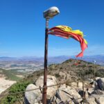 Calamorro-vuoren huipuilla (kuva Anita Kantola)