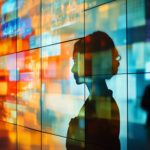 Virtuaalinäyttely, AI kuvituskuva.