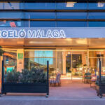 Sisäänkäynti ja terassi, Barcelo Malaga