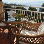 Ohrid, Belvedere-hotellihuoneen parveke