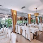 Ohrid, Belvedere-hotellin aamiaishuone