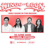 Kings of Leon Tallinnassa 14.6.2026